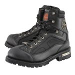 Milwaukee Leather MBM9080 Men’s Black Leather 6-Inch Lace to Toe Motorcycle Rider Boots w/ Gear Shift Protection - Image 5