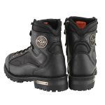 Milwaukee Leather MBM9080 Men’s Black Leather 6-Inch Lace to Toe Motorcycle Rider Boots w/ Gear Shift Protection - Image 7