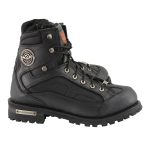 Milwaukee Leather MBM9080 Men’s Black Leather 6-Inch Lace to Toe Motorcycle Rider Boots w/ Gear Shift Protection - Image 9