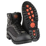 Milwaukee Leather MBM9080 Men’s Black Leather 6-Inch Lace to Toe Motorcycle Rider Boots w/ Gear Shift Protection - Image 10