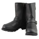 Milwaukee Leather MBM9090W Men’s Black Wide Width 9-Inch Classic Engineer Motorcycle Boots with Gear Shift Guard - Image 4