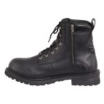 Milwaukee Leather Men’s Black Leather Wide Width 6-Inch Lace-Up Logger Waterproof Motorcycle Boots MBM9096WP - Image 5