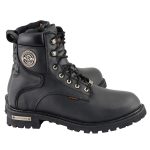 Milwaukee Leather Men’s Black Leather Wide Width 6-Inch Lace-Up Logger Waterproof Motorcycle Boots MBM9096WP - Image 12