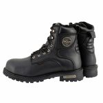 Milwaukee Leather MBM9097WPST Men’s Black Wide-Width 6-inch Logger Steel Toe Water Proof Leather Boots - Image 6