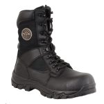 Milwaukee Leather MBM9100 Men’s Black Tactical Leather Boots with Composite Toe
