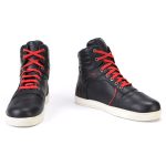 Milwaukee Leather MBM9102 Men’s Black Leather with Red Shoe Lace Reinforced Street Riding Shoes w/ Ankle Support - Image 15