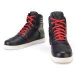 Milwaukee Leather MBM9102 Men’s Black Leather with Red Shoe Lace Reinforced Street Riding Shoes w/ Ankle Support - Image 10