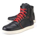 Milwaukee Leather MBM9102 Men’s Black Leather with Red Shoe Lace Reinforced Street Riding Shoes w/ Ankle Support - Image 11
