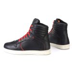 Milwaukee Leather MBM9102 Men’s Black Leather with Red Shoe Lace Reinforced Street Riding Shoes w/ Ankle Support - Image 12