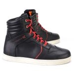 Milwaukee Leather MBM9102 Men’s Black Leather with Red Shoe Lace Reinforced Street Riding Shoes w/ Ankle Support - Image 16
