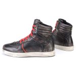 Milwaukee Leather MBM9103 Men’s Vintage Leather Brown w/ Red Laces High-Top Reinforced Street Riding Casual Shoes - Image 15