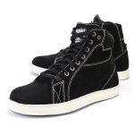 Milwaukee Leather MBM9107 Men’s Black Suede Leather w/ White Stitching Reinforced Street Riding Shoes w/ Ankle Support - Image 6