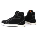 Milwaukee Leather MBM9107 Men’s Black Suede Leather w/ White Stitching Reinforced Street Riding Shoes w/ Ankle Support - Image 7