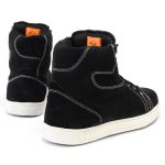 Milwaukee Leather MBM9107 Men’s Black Suede Leather w/ White Stitching Reinforced Street Riding Shoes w/ Ankle Support - Image 9