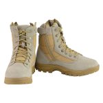Milwaukee Leather Men’s Lace-Up Desert Sand 9-Inch Leather Swat Style-Tactical Motorcycle Biker Boots MBM9111 - Image 2