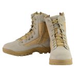 Milwaukee Leather Men’s Lace-Up Desert Sand 9-Inch Leather Swat Style-Tactical Motorcycle Biker Boots MBM9111 - Image 4