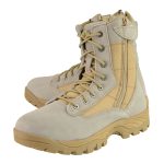 Milwaukee Leather Men’s Lace-Up Desert Sand 9-Inch Leather Swat Style-Tactical Motorcycle Biker Boots MBM9111 - Image 5