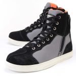 Milwaukee Leather MBM9116 Men’s Black Suede and Grey Canvas Street Riding Shoes with Dual Closure and Ankle Support - Image 16