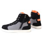 Milwaukee Leather MBM9116 Men’s Black Suede and Grey Canvas Street Riding Shoes with Dual Closure and Ankle Support - Image 17