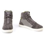 Milwaukee Leather MBM9117 Men’s Dark Grey Suede and Grey Canvas Street Riding Shoes w/ Dual Closure/Ankle Support - Image 14