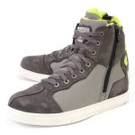 Milwaukee Leather MBM9117 Men’s Dark Grey Suede and Grey Canvas Street Riding Shoes w/ Dual Closure/Ankle Support - Image 16