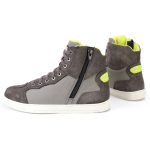 Milwaukee Leather MBM9117 Men’s Dark Grey Suede and Grey Canvas Street Riding Shoes w/ Dual Closure/Ankle Support - Image 17