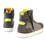 Milwaukee Leather MBM9117 Men’s Dark Grey Suede and Grey Canvas Street Riding Shoes w/ Dual Closure/Ankle Support - Image 18