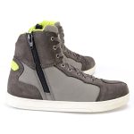 Milwaukee Leather MBM9117 Men’s Dark Grey Suede and Grey Canvas Street Riding Shoes w/ Dual Closure/Ankle Support - Image 12