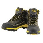 Bazalt MBM9122 Men’s Black & Yellow Waterproof Frost-Proof Leather Work & Hiking Shoes - Image 4