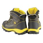 Bazalt MBM9122 Men’s Black & Yellow Waterproof Frost-Proof Leather Work & Hiking Shoes - Image 7