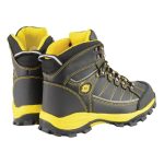 Bazalt MBM9122 Men’s Black & Yellow Waterproof Frost-Proof Leather Work & Hiking Shoes - Image 8