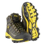 Bazalt MBM9122 Men’s Black & Yellow Waterproof Frost-Proof Leather Work & Hiking Shoes - Image 11