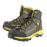 Bazalt MBM9123ST Men’s Black & Yellow Waterproof Frost-Proof Leather Work Boots with Composite Toe - Image 5