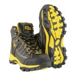 Bazalt MBM9123ST Men’s Black & Yellow Waterproof Frost-Proof Leather Work Boots with Composite Toe - Image 11