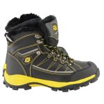 Bazalt MBM9124 Men’s Black & Yellow Faux Fur Lined Waterproof Frost-Proof Leather Work Boots - Image 9