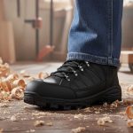 Bazalt MBM9127ST Men’s Black Waterproof Frost-Proof Leather Work Shoes with Composite Toe - Image 3