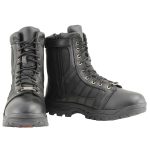 Milwaukee Leather MBM9130WP Men’s Black Lace-Up Waterproof Swat Style-Tactical Biker Motorcycle Boots - Image 3