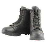Milwaukee Leather MBM9130WP Men’s Black Lace-Up Waterproof Swat Style-Tactical Biker Motorcycle Boots - Image 4