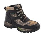 Milwaukee Leather MBM9140 Men’s Black Waterproof Hiking Boots with Mossy Oak Print - Image 2