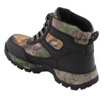 Milwaukee Leather MBM9140 Men’s Black Waterproof Hiking Boots with Mossy Oak Print - Image 6