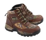 Milwaukee Leather MBM9141 Men’s Brown Waterproof Hiking Boots with Mossy Oak Print