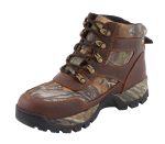 Milwaukee Leather MBM9141 Men’s Brown Waterproof Hiking Boots with Mossy Oak Print - Image 4