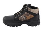 Milwaukee Leather MBM9145 Men’s Waterproof Black Hiking Boots with Mossy Oak Print - Image 4