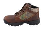 Milwaukee Leather MBM9146 Men’s Brown Waterproof Hiking Boots with Mossy Oak Print - Image 2