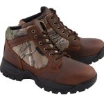 Milwaukee Leather MBM9146 Men’s Brown Waterproof Hiking Boots with Mossy Oak Print