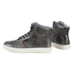 Milwaukee Leather MBM9153 Men’s Vintage Grey Leather High-Top Reinforced Street Riding Waterproof Shoes - Image 5