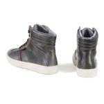 Milwaukee Leather MBM9153 Men’s Vintage Grey Leather High-Top Reinforced Street Riding Waterproof Shoes - Image 6