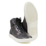 Milwaukee Leather MBM9153 Men’s Vintage Grey Leather High-Top Reinforced Street Riding Waterproof Shoes - Image 9