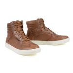 Milwaukee Leather MBM9154 Men’s Cognac Leather High-Top Reinforced Street Riding Waterproof Shoes w/ Ankle Support