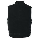 Milwaukee Leather MDK3920 Kids Black Denim Club Style Snap Front Vest - Image 2